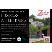 2026 Business After Hours at Zorvino Vineyards