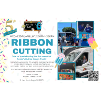 2026 Ribbon Cutting celebrating the 5th season of Scoop's Out