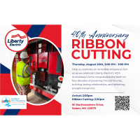 2026 Ribbon Cutting at Liberty Electric/40 Year Anniversary