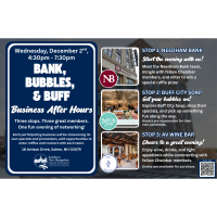 2026 Bank, Bubbles and Buff Business After Hours