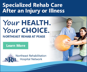 Your Health is Your Choice and at Northeast Rehabilitation Hospital Network we are here to help individuals and families navigate a life-changing injury or illness. 