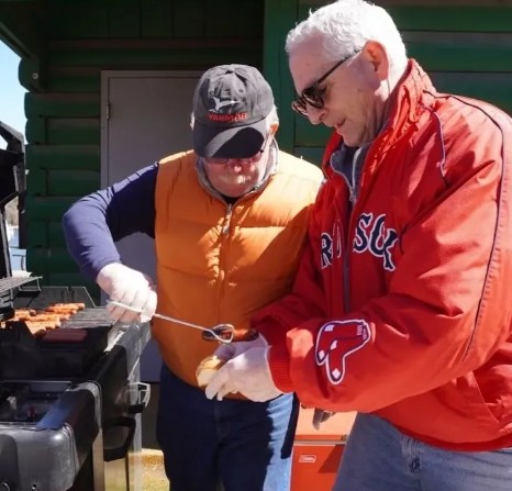 Rick & Tom working at Hedgehog Park