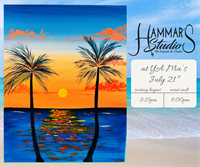 Event of a Member: Maui Twin Palms Paint Night with Hammar's Studios @ YA Ma's Greek Restaurant