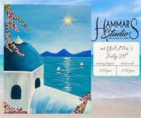 Event of a Member: Sunrise over Santorini with Hammar's Studios @ YA Ma's Greek Restaurant