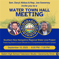 Event of a Member: Southern NH Regional Water Line Presentation