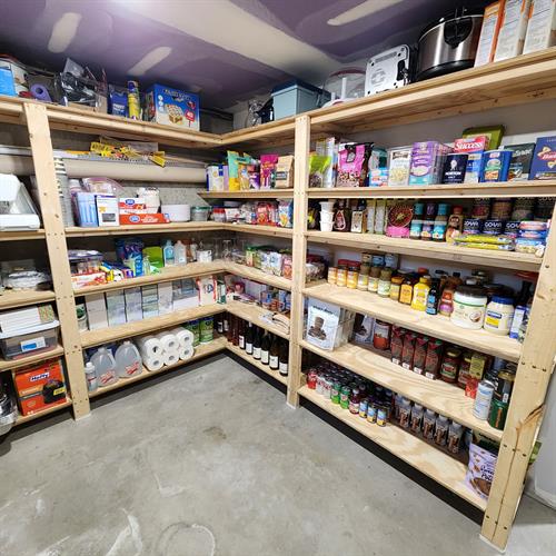 Pantry after