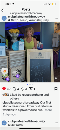 Milestone Member! 100 Classes!