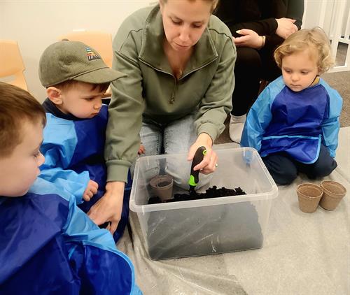 STEM and Sensory: Planting Marigolds STEM and Sensory: Planting Marigolds
