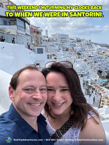 Loving life and Santorini