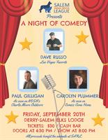 Comedy Night to benefit Salem Animal Rescue League (S.A.R.L.)