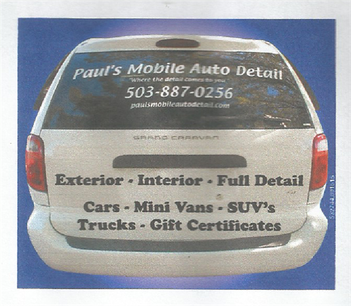 Call Paul for a detail