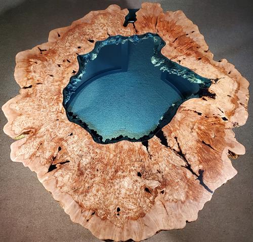 Top View Maple Crater Lake Table Top View Maple Crater Lake Table