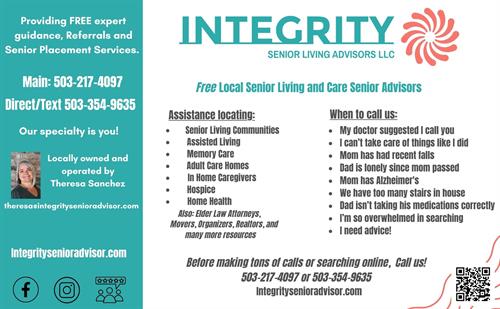 When to call Integrity Senior Living Advisors