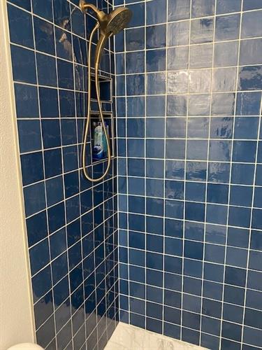 Tile in shower