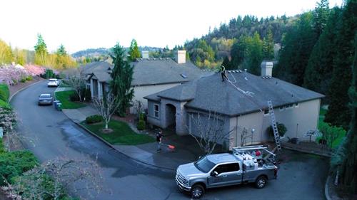 Roof cleaning and pressure washing