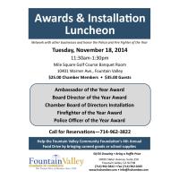 Awards & Installation Luncheon