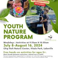 Youth Nature Program at the Chip Holt Nature Center