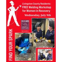 Welding experience for Women in Recovery