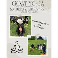Wellness at the Winery and Goat Yoga