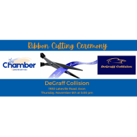 Ribbon Cutting at Degraff Collision