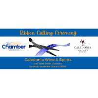 Ribbon Cutting at Caledonia Wine and Spirits