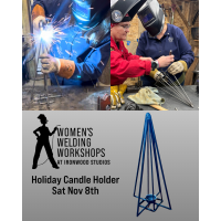 Women's welding workshop - Holiday Candle Holdler