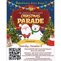 Caledonia Fire Department Christmas Twilight Parade