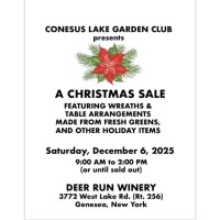 Conesus Lake Garden Club Christmas Greens Sale