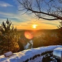 Sunset Spring Equinox Walk