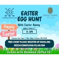 Easter Egg Hunt at Turtle Stone Bar & Grill at Conesus Golf Club