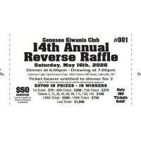 14th annual Reverse Raffle - Geneseo Kiwanis