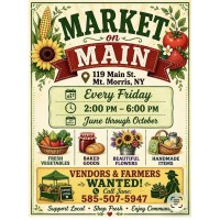 Mount Morris Farmer's Market is opening