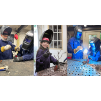 Daddy and me welding workshop