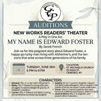 GENESEO Community Players Auditions for June Readers' Theater