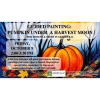 Guided Painting on pumpkins