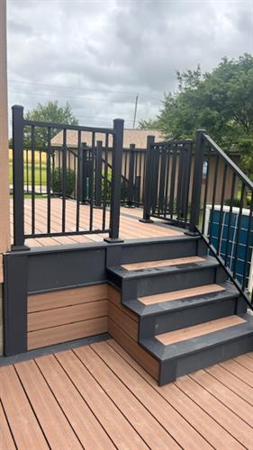 Re-Surfaced deck using Deckorators decking. 