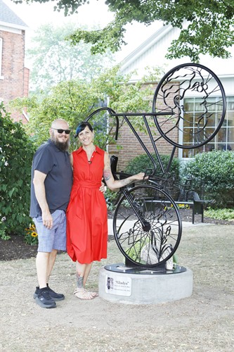 Bike Sculpture Village of Churchville