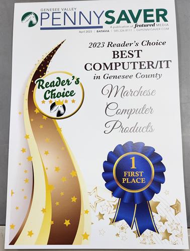 Our Award for Best Computer/IT company in Genesee County