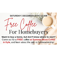 FREE COFFEE FOR HOMEBUYERS