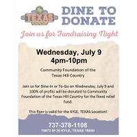 DINE TO DONATE Texas Roadhouse