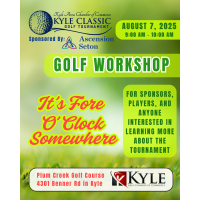 It's Fore O'clock Somewhere Golf Tournament Workshop