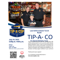 Law Enforcement Torch Run TIP-A-COP