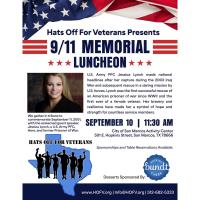 Hats Off For Veterans presents: 9/11 Memorial Luncheon