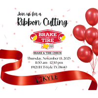 Brake and Tire Check Ribbon Cutting
