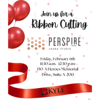 Ribbon Cutting: Perspire Sauna Studio-Kyle