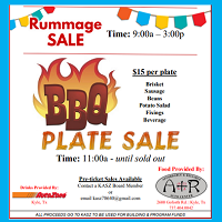 Kyle Area Senior Zone Rummage Sale & BBQ Plate Sale
