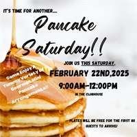 Pancake Saturday at Opal Point Apartments!