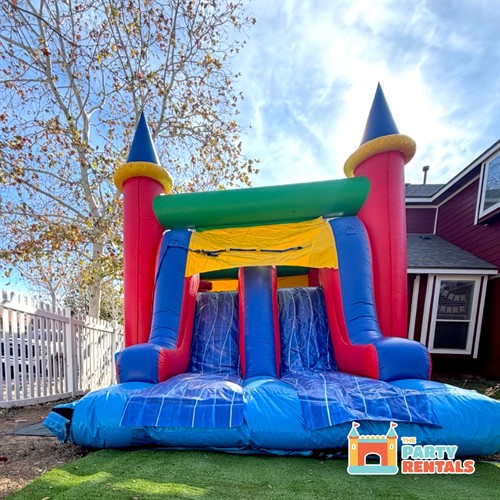 Double Slide Bouncy House 