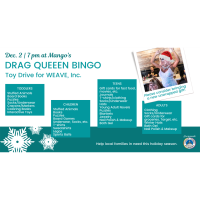 December 2021 - In Person Drag Queen Bingo 