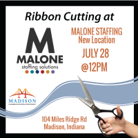 Malone Staffing Ribbon Cutting 